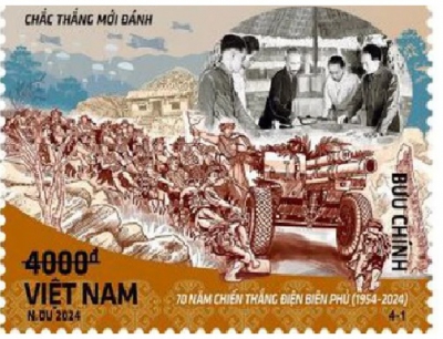 Sẽ phát hành đặc biệt bộ tem “Kỷ niệm 70 năm chiến thắng Điện Biên Phủ (1954 - 2024)”