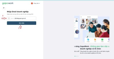 Hướng dẫn đăng nhập và sử dụng nền tảng GapoWork