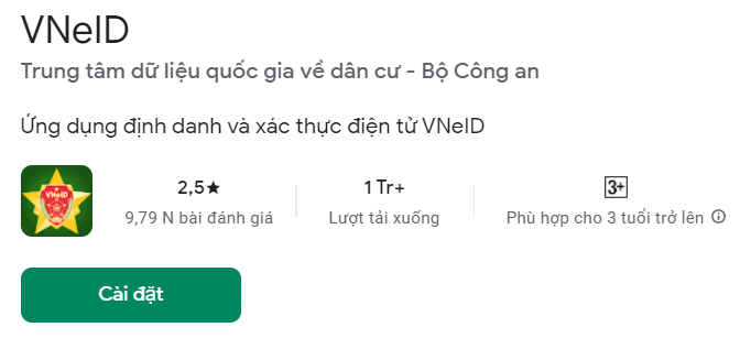 ĐĂNG KÝ VÀ SỬ DỤNG TÀI KHOẢN ĐỊNH DANH ĐIỆN TỬ NGAY TRÊN ĐIỆN THOẠI