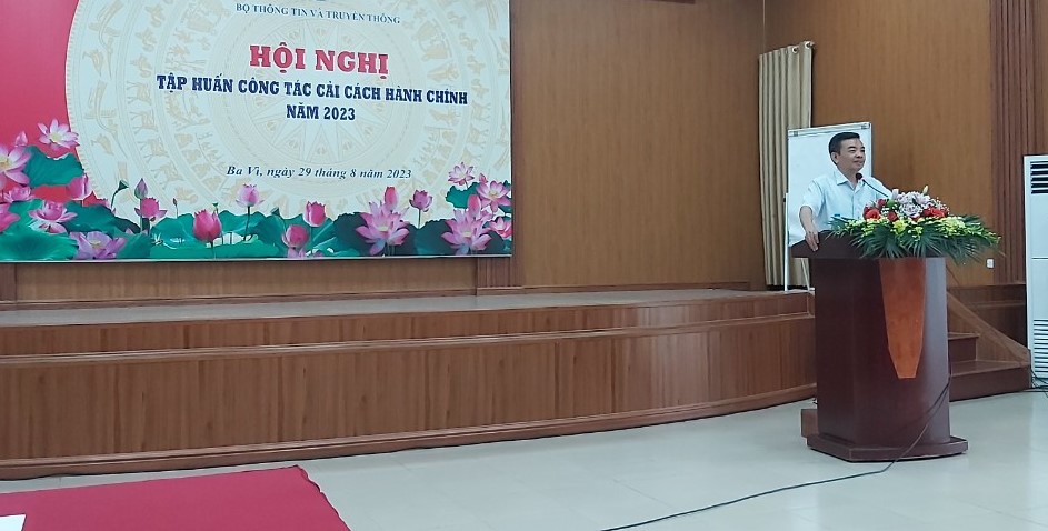 Bộ Thông tin và Truyền thông tập huấn công tác cải cách hành chính năm 2023