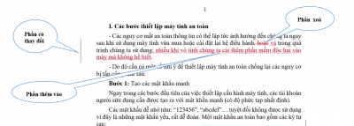 Thủ Thuật xem lại lịch sử những thay đổi đã chỉnh sửa trên file Word