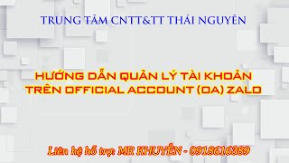 Quản lý tài khoản