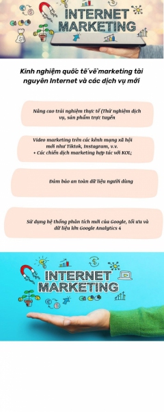 Kinh nghiệm quốc tế có thể tham khảo, học tập về: Xu hướng Marketing về nguyên Internet và các dịch vụ mới