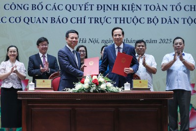 VietNamNet chính thức trở thành cơ quan ngôn luận của Bộ Dân tộc và Tôn giáo