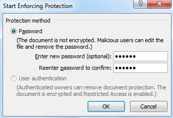 Bảo mật tài liệu với Microsoft Word 2007