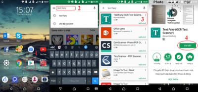Chuyển đổi nhanh file ảnh thành văn bản với Smartphone Android
