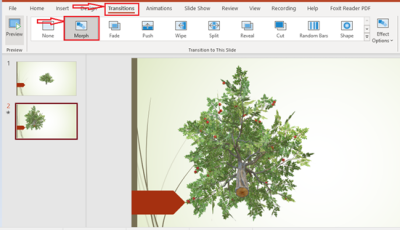 Cách kết hợp mô hình 3D chuyển động và hiệu ứng Morph trong PowerPoint