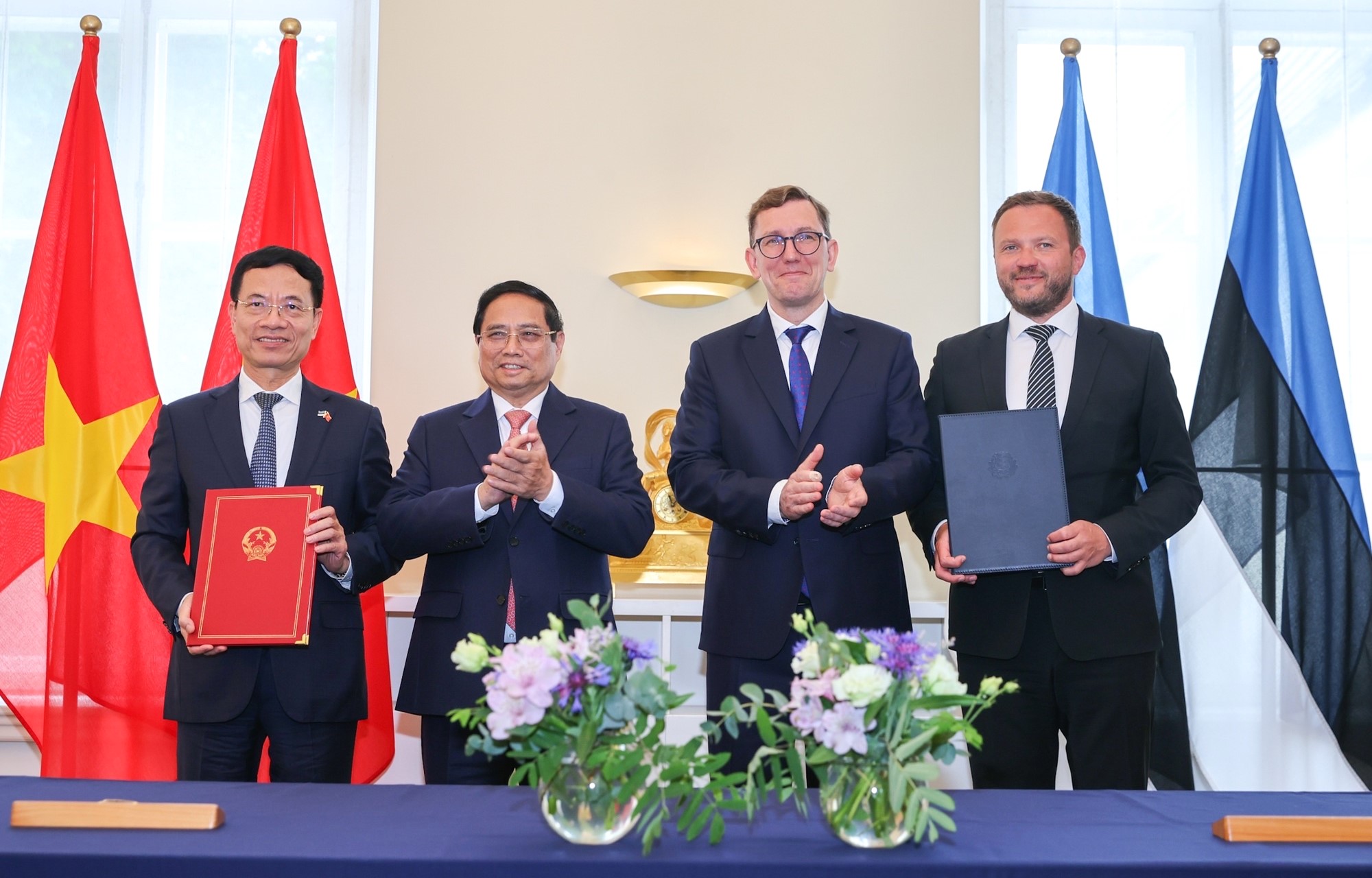 Việt Nam và Estonia tăng cường hợp tác về KHCN, ĐMST&CĐS